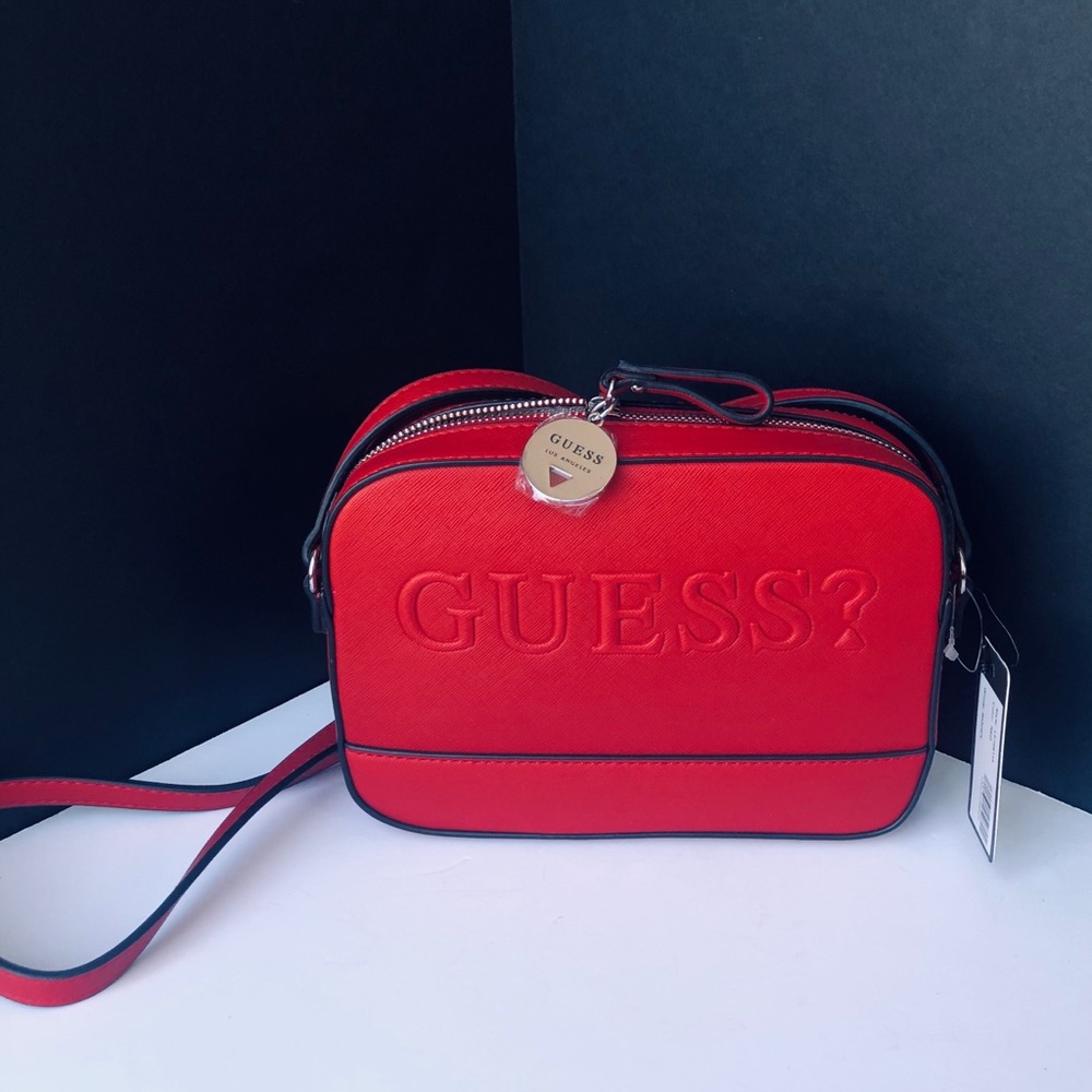 NEW🔥 GUESS RIDGEN RED CROSSBODY - Picture 2 of 12